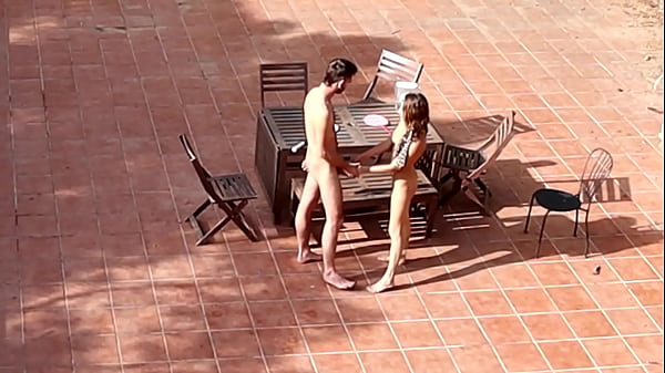 Amateur couple public