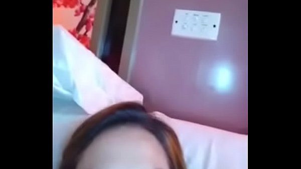 Close up amateur licking