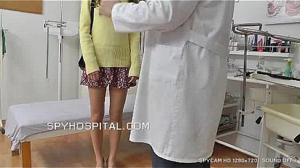 Doctor voyeur video where elder medic exams big natural tits and pussy