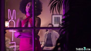 Hairy small titted black MILF fucked hard by her secret lover