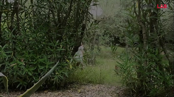 Rough sex when awakening in the woods