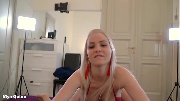 Sexy blonde riding cock cream pie blowjob ass licking