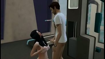 Sims 4 – girl begs for a big load