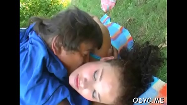 Wet babe fucks old chap