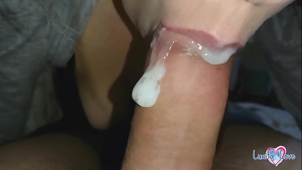 Cumshots homemade – Cum covered face and tits LunitaLove