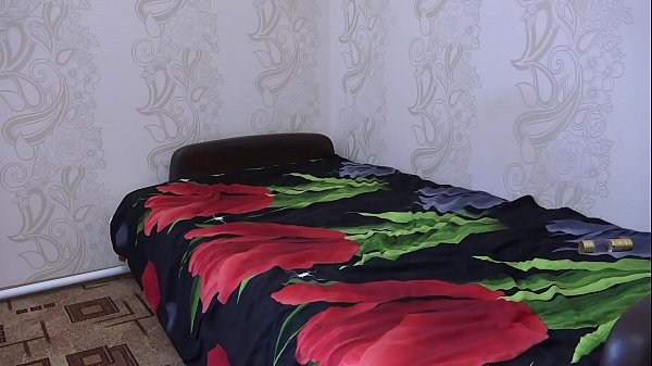 Girl with a juicy ass masturbates on the bed. Homemade video from hairy pussy.