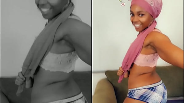 Juicy Booty Nigerian Camgirl CarlaCain in bedroom shaking ass and twerking on webcam