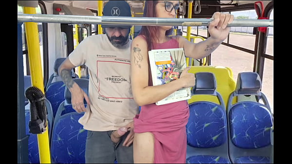Student being hugged by an old man on the bus in public!