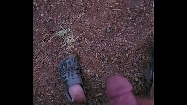 Fast cum outdoors