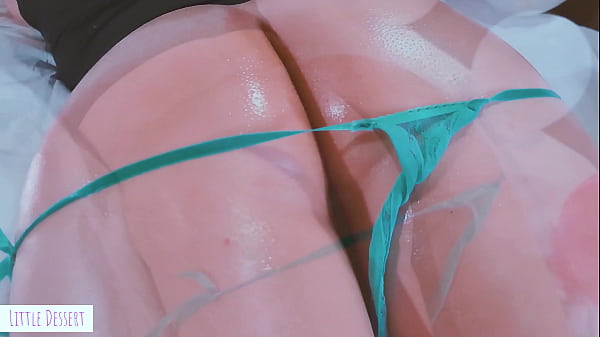 You don’t want to miss Little Dessert showing her Big Round and Perfect Ass full of Oil Playing with a Glass Dildo